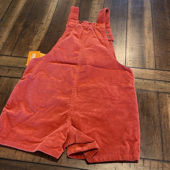 Kids Fall Corduroy Owl Overall Romper size 8 Back to school Halloween - Picture 6 of 10